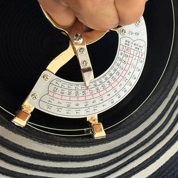 Black Wide Brim Sun Hat Sheer Stripe Beach Elegant Summer Floppy Resort Chic - Picture 9 of 16